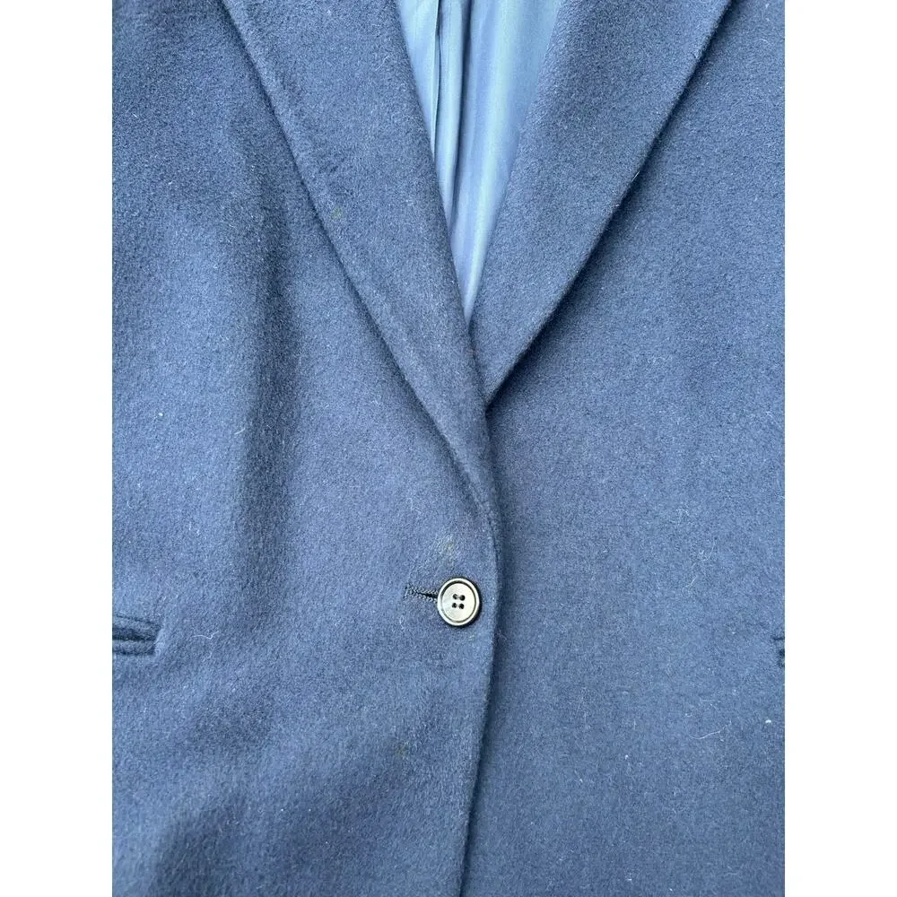 Vintage L.L. Bean Wool Blazer Navy Blue Women's sz 20P Single Button Preppy Chic - Picture 10 of 10